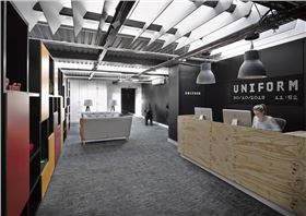 上海辦公家具廠家：碧江辦公家具打造健康環保前臺接待區