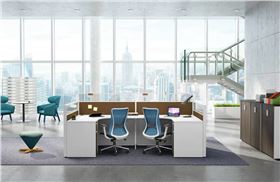 屏風雙人辦公桌