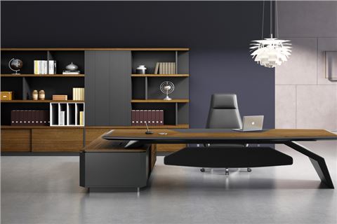 時尚總裁木質油漆大班臺