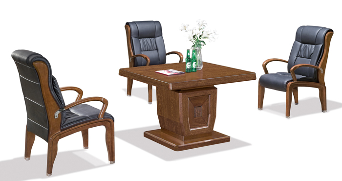 四人方形會議桌效果圖