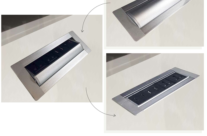 板式多功能網絡會議桌