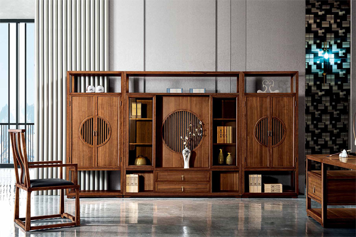 新中式楠木辦公桌