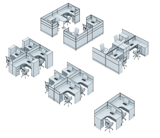 屏風隔斷辦公桌ZY系列