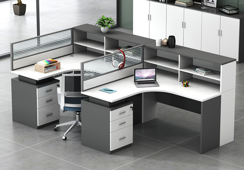 板式高側柜辦公桌