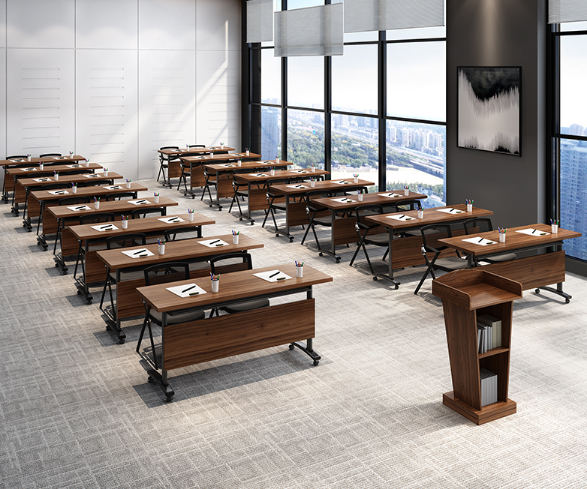 可折疊鐵架辦公桌