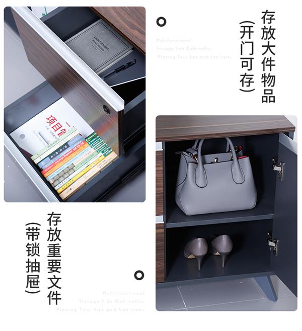 經理老板桌大班臺簡約現代主管桌椅時尚老總辦公電腦桌