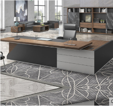 總裁桌老板桌簡約現代辦公家具新款經理桌大班臺主管桌